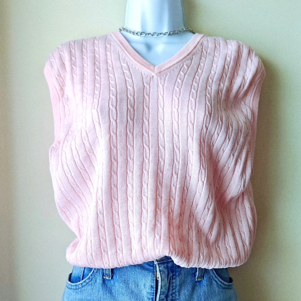 Duck & Hyde Pink Sweater Vest